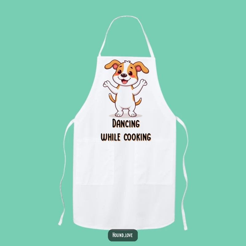 Funny Hound Dance Apron - Culinary Comedy for the Joyful Home Chef