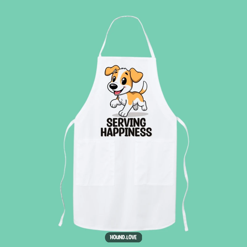 Funny Hound Trot Apron: Cook with Comical Canine Confidence