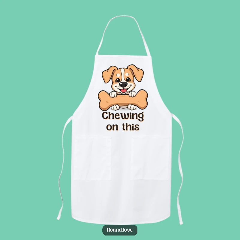 Funny Mischievous Hound Apron: Guard Your Grub, Hilarious Funny Gift