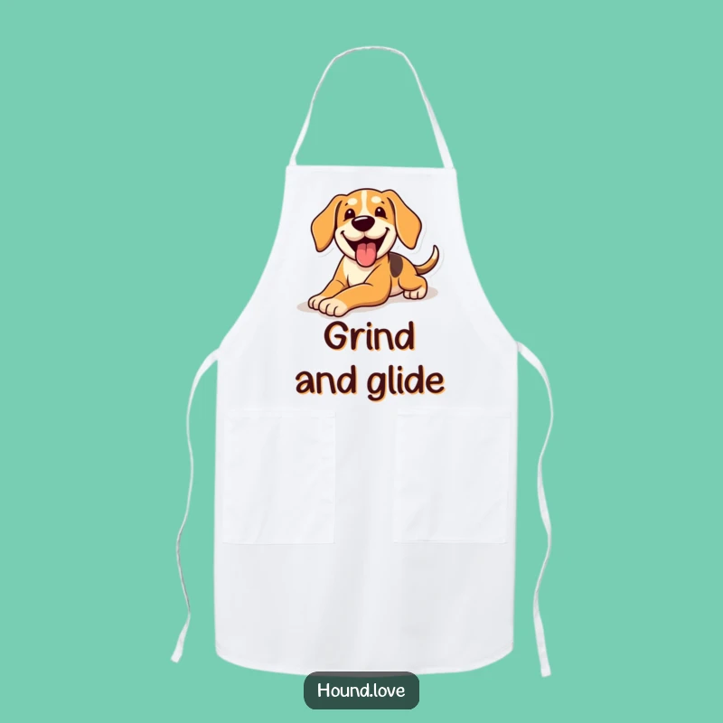 Funny Sliding Hound Apron: Cook Up Laughs, Practical Funny Gift