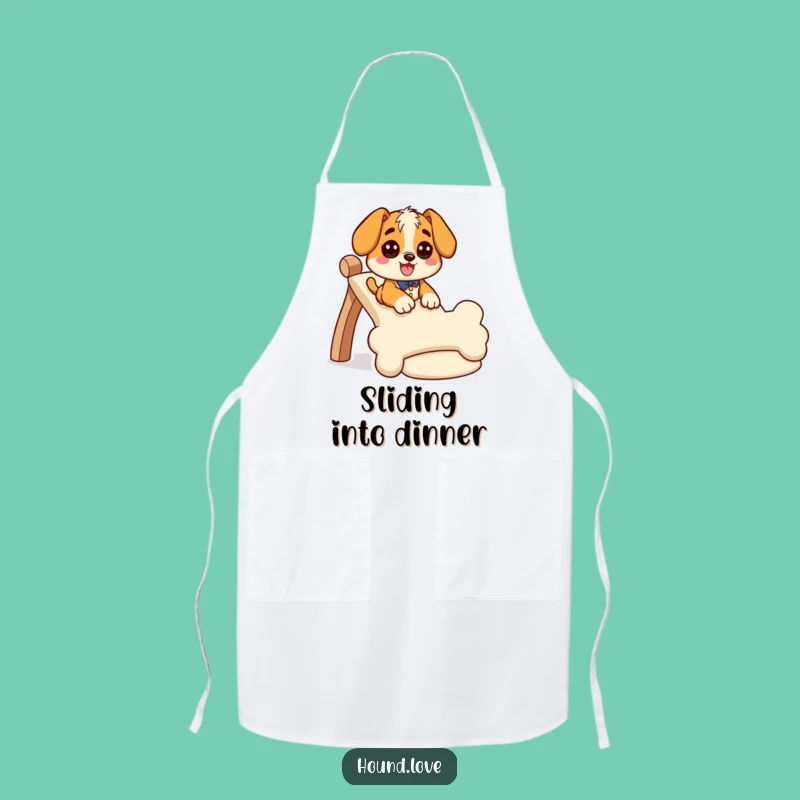 Funny Giddy Hound Apron: Kitchen Slide Fun, Humorous Gift
