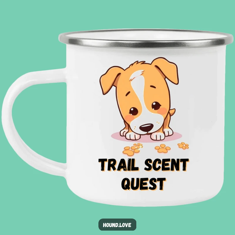 Funny Sniffing Hound Camping Mug: Adventure in Every Sip, Unique Funny Gift