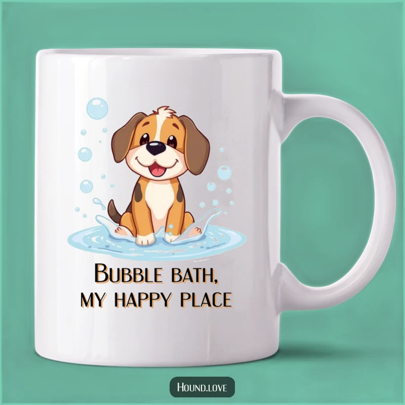 Funny Hound Splashing Bubbles Mug: A Hilarious and Joyful Gift for Dog Lovers