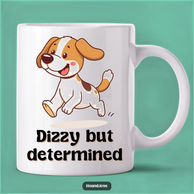 Funny Tripping Hound Mug: Hilarious Moments Captured in a Perfect Dog Gift
