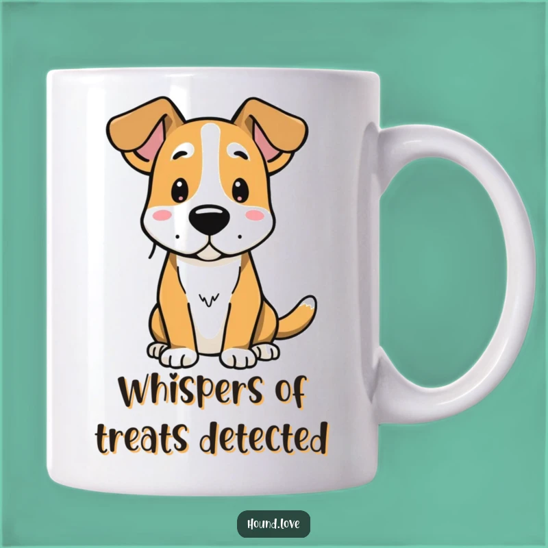 Funny Hound Dog Listening Mug, Perfect Alert Ear Gift for Dog Lovers