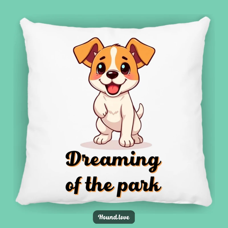Funny Dog Pillow: Comfy Hound Ready to Retrieve, Sweet & Humorous Accent for Any Couch
