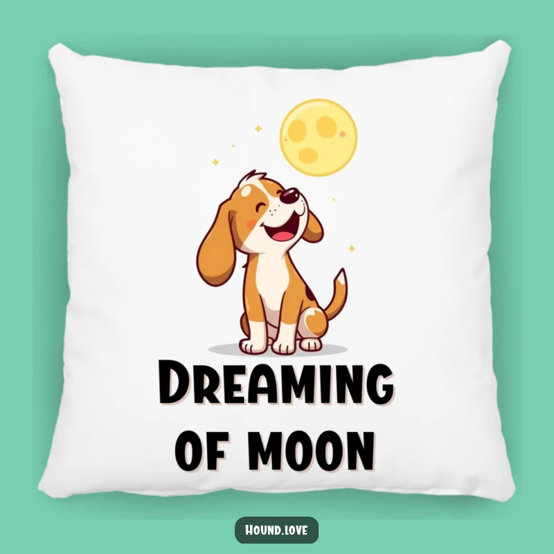 Funny Baying Hound Pillow: Soft Comfort for Nocturnal Dreamers