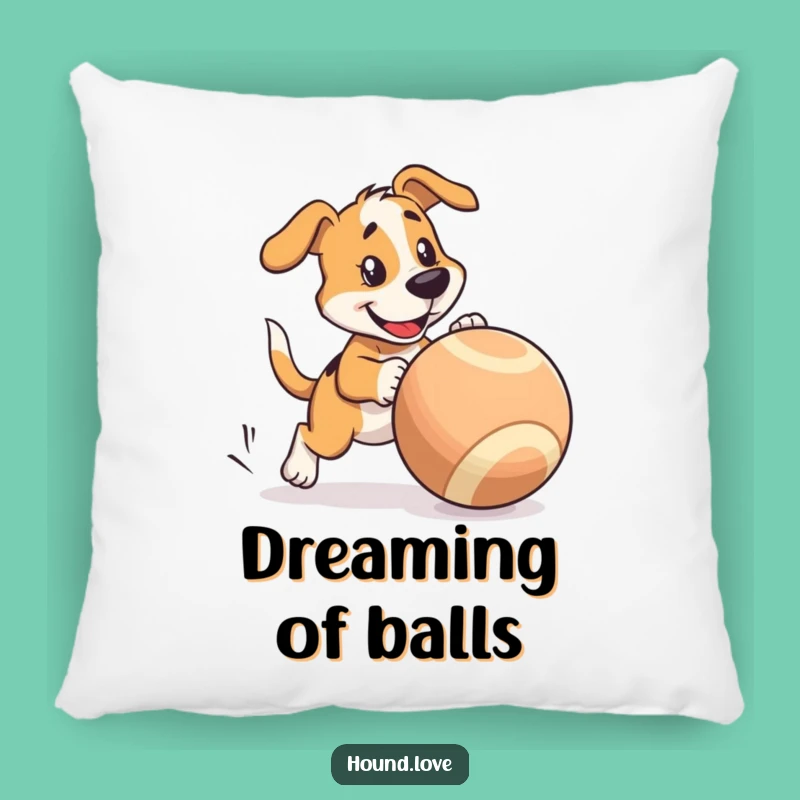 Funny Hound Pillow: Cozy Chase Cushion, Ideal Funny Gift for Comfort