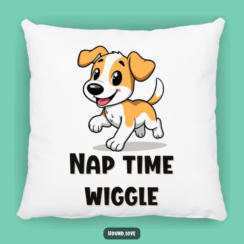 Funny Hound Trot Pillow: Comfy Canine Chaos for Your Couch