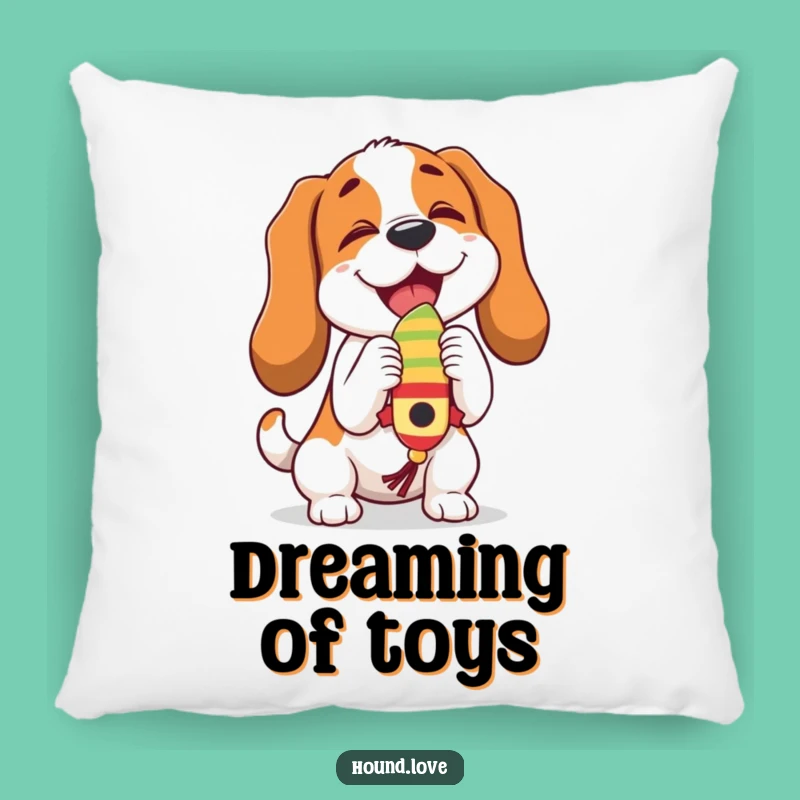 Funny Playful Hound Pillow: Soft Toy Cushion, Cozy Funny Gift