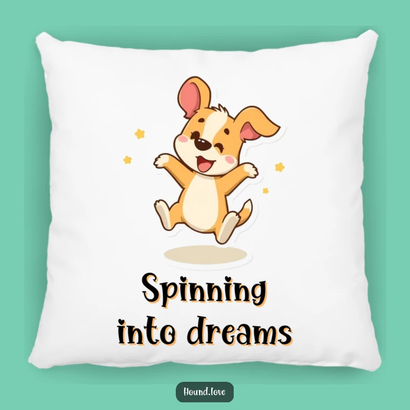 Funny Spinning Hound Pillow - Cozy Comfort with a Hilarious, Delightful Design