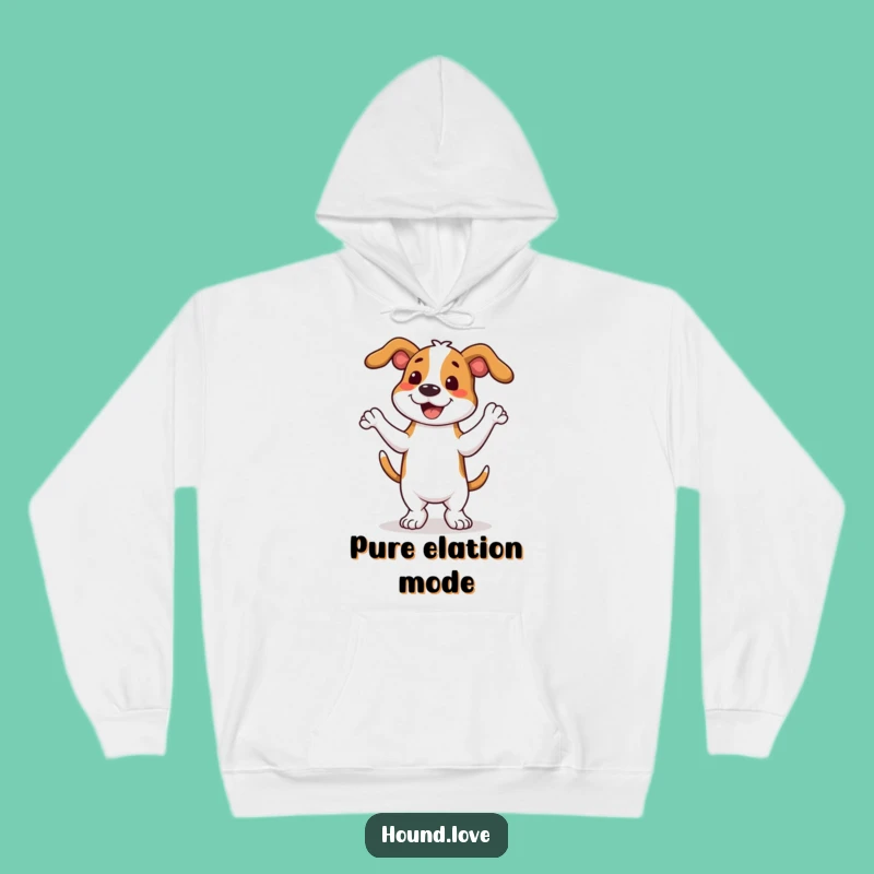 Funny Hound Dance Hoodie - Cozy & Comical Pup Apparel for Warm Hugs