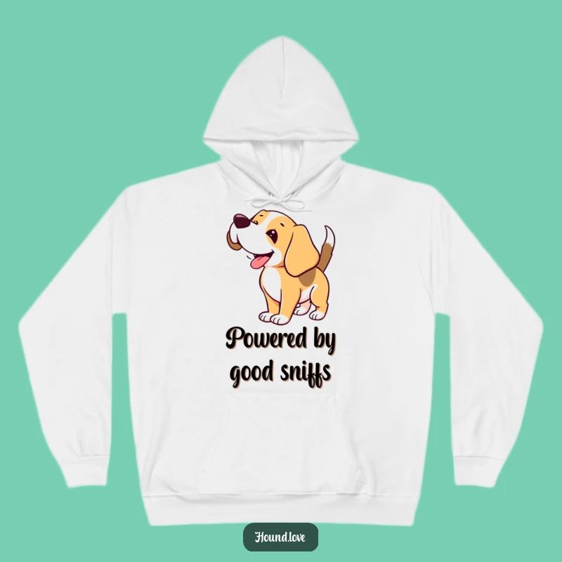 Funny Wagging Tail Hound Hoodie: Cozy and Comedic Canine Comfort