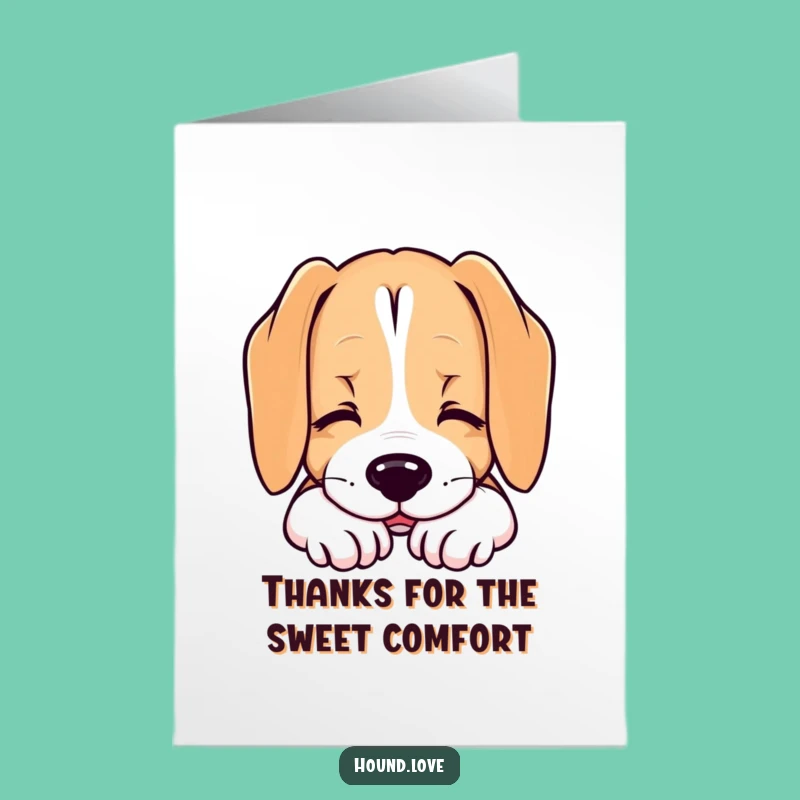 Free Printable Dog Thank You Card: Content Hound for Your Kind Gesture!