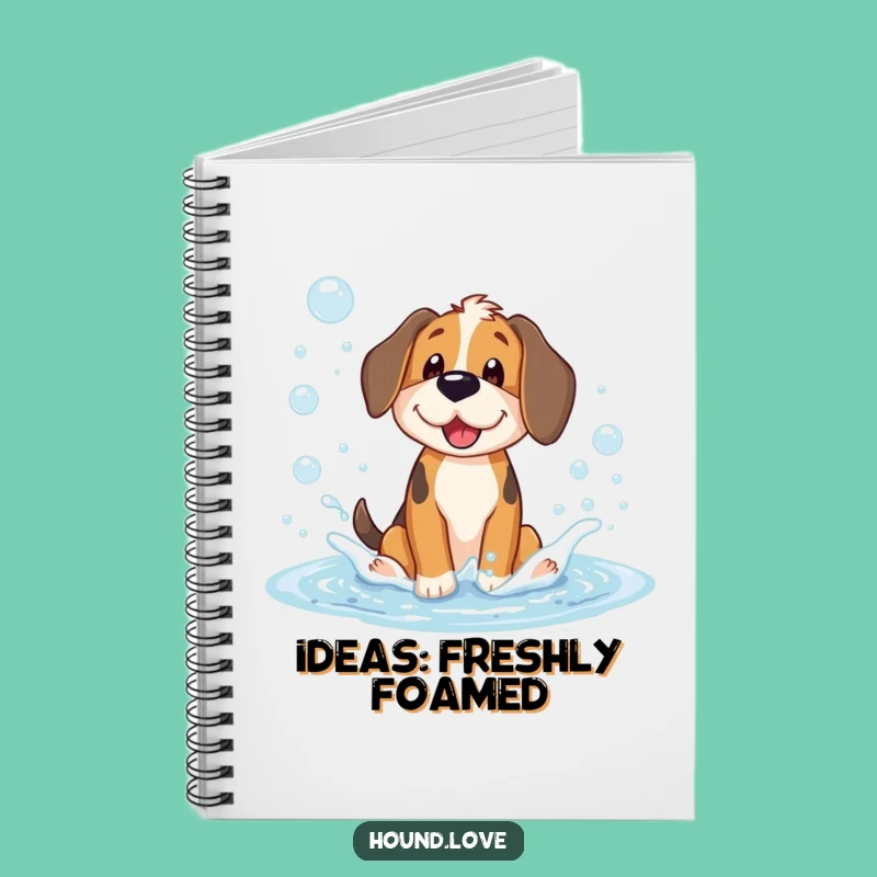 Funny Hound Bubble Journal: Jot Down Ideas with Hilarious and Playful Flair