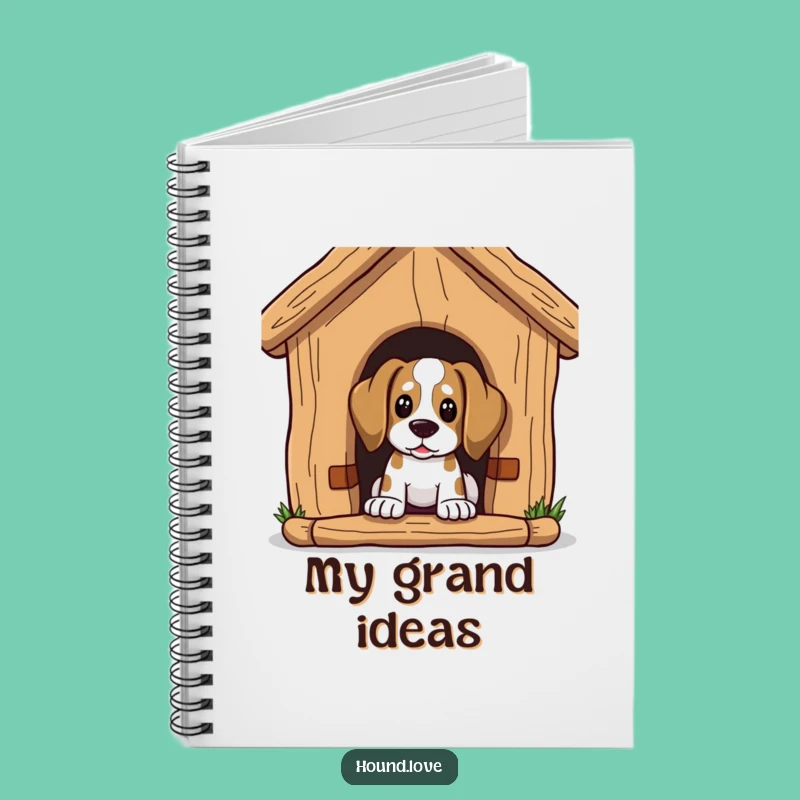 Funny Hound Notebook: Curious Notes, Great Funny Gift for Dog Lovers