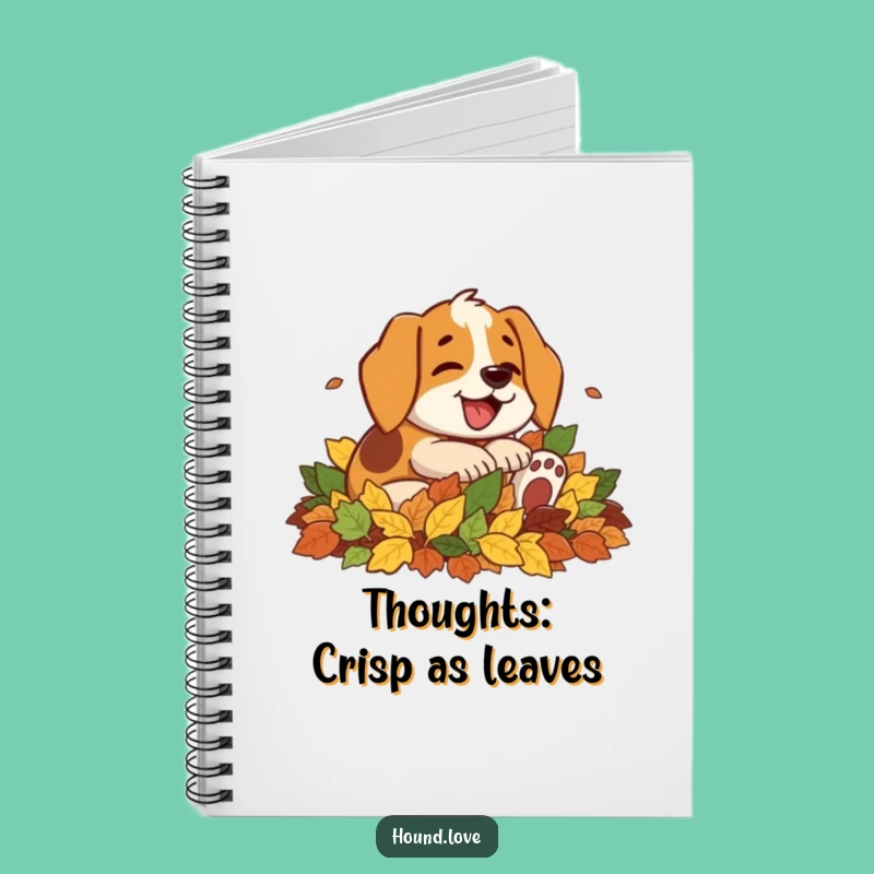Funny Hound Leaf Journal: Jot Down Ideas with Hilarious Autumn Flair