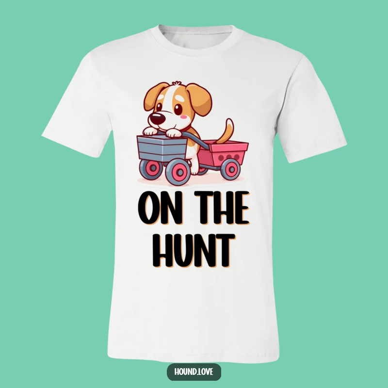 Funny Determined Hound T-Shirt - Show Off Your Loyal Spirit!