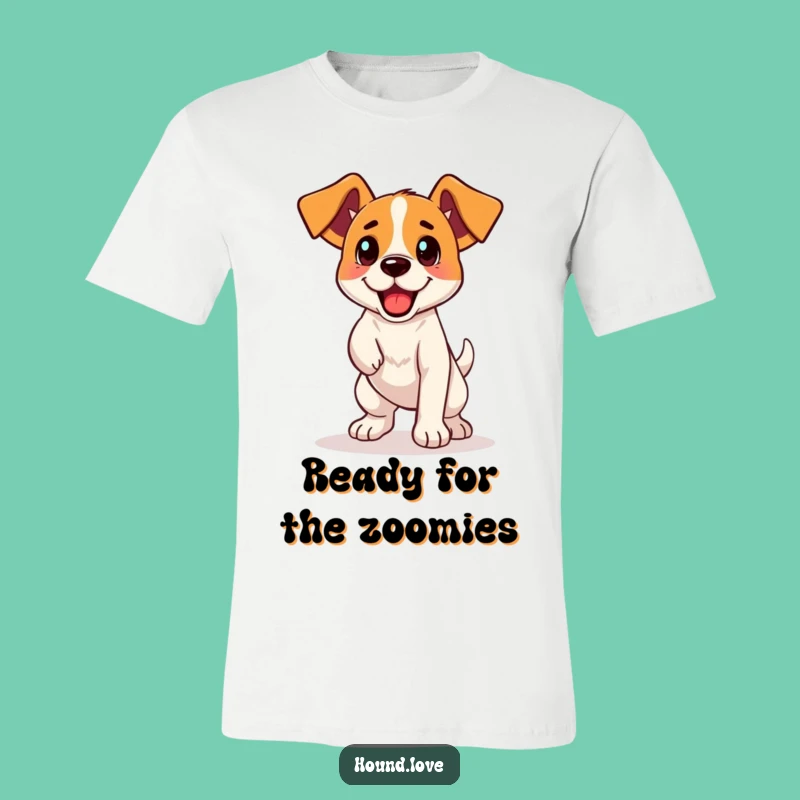 Funny Dog T-Shirt: Excited Hound Ready to Retrieve, Hilarious Gift for Dog Lovers and Their Energetic Pups