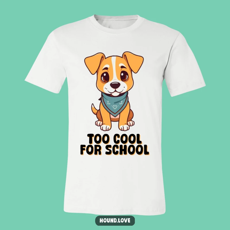 Funny Hound Bandana T-Shirt: Hilarious Dog Tee for a Good Laugh