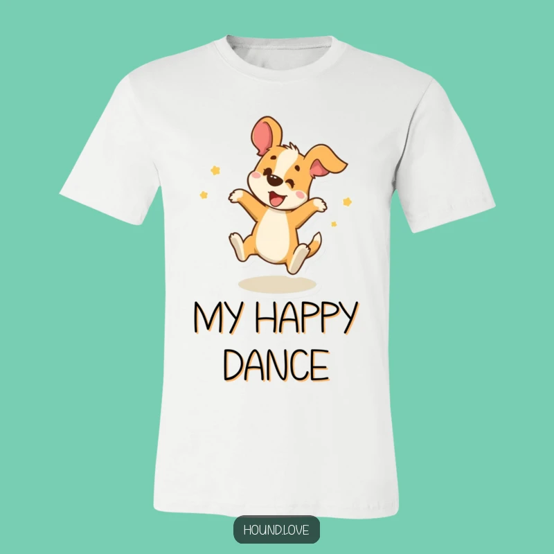 Funny Spinning Hound T-Shirt - Hilarious Gift for Playful People and Dog Fans