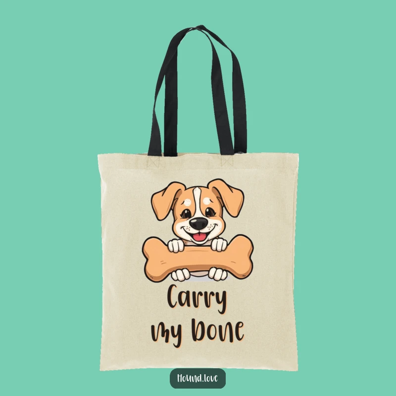 Funny Mischievous Hound Tote Bag: Carry Your Treasures, Practical Funny Gift