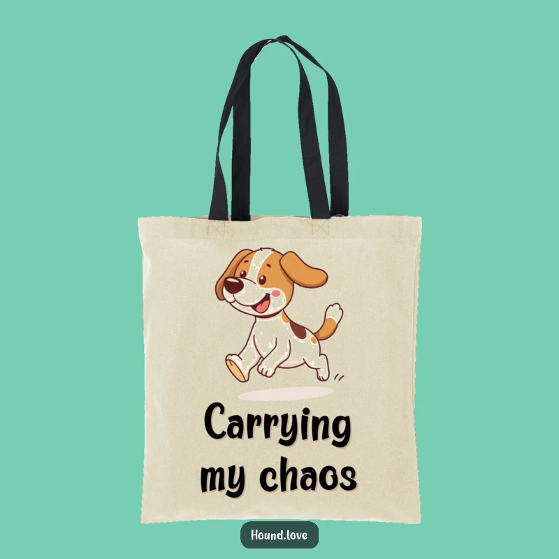 Funny Tripping Hound Tote Bag: Carry Your Laughs with this Hilarious Dog Gift